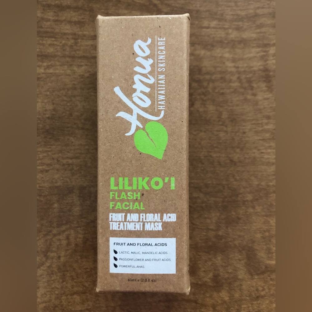 Honua Hawaiian Skincare Liliko'i Flash Facial Treatment 2 oz 60ml ~ NIB!! 🧡